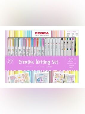 Zebra Creative Writing Set - 26 Pens